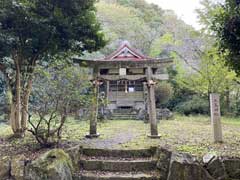 棚沢三島神社鳥居