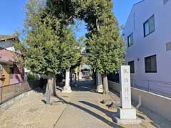 中新田諏訪神社鳥居