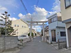 真土神社鳥居