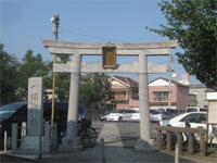 中島八幡神社鳥居