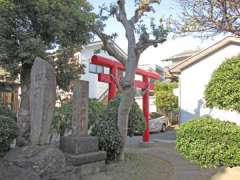 汐留稲荷神社鳥居