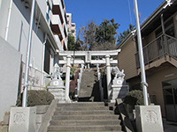 宮前平八幡神社鳥居