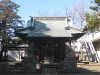 上小田中神明神社拝殿
