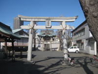 塚越御嶽神社鳥居