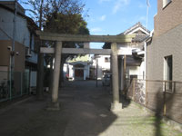 下平間天満天神社鳥居