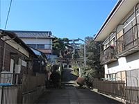 末長杉山神社鳥居