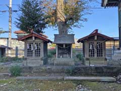 堀之内若宮八幡宮境内社山神社、天照大神、山王神社