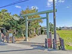 栢山日枝神社鳥居