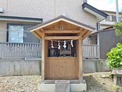 米神八幡神社境内社山王大権現・笠間稲荷神社