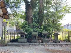 井細田八幡神社境内石祠