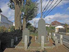 上鶴間谷口山王神社石碑