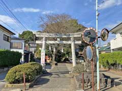 岩原八幡神社鳥居