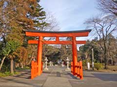 下鶴間諏訪神社鳥居