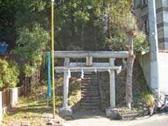 諏訪明神社鳥居