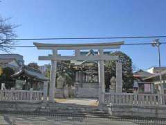 川端諏訪神社鳥居