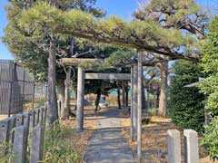 花之木稲荷神社明神鳥居