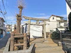 十条御嶽神社鳥居