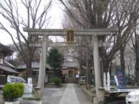 上田端八幡神社鳥居