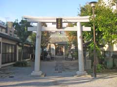 中田稲荷神社鳥居