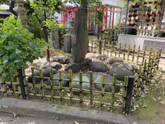 新井天神北野神社力石