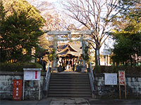 江古田氷川神社鳥居