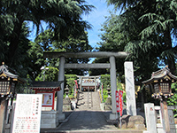 沼袋氷川神社鳥居