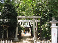 神明氷川神社鳥居