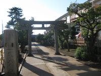 旭町北野神社鳥居