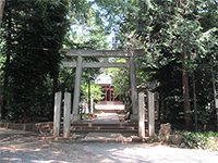 土支田八幡宮鳥居