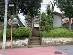 氷川台諏訪神社参道