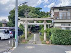 大松氷川神社鳥居