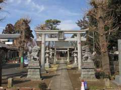 南田中稲荷天祖神社鳥居