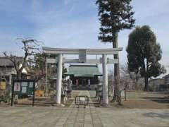 谷原氷川神社鳥居