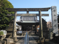 嶺白山神社鳥居