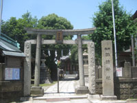 大森諏訪神社鳥居