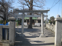 下丸子諏訪神社鳥居