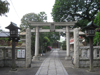 蓮沼熊野神社鳥居