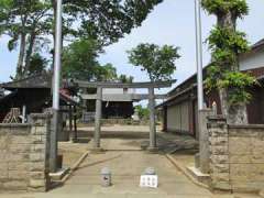 畔吉諏訪神社鳥居