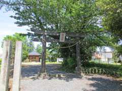 原市白山神社鳥居