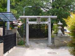 田子山御嶽神社鳥居