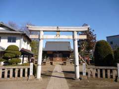 溝沼氷川神社鳥居