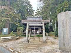 市ノ川氷川神社鳥居