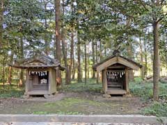 唐子神社境内社七鬼社、三峰社