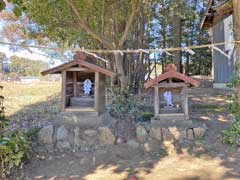 野田赤城神社境内社八雲神社、菅原神社