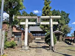 上野本氷川神社鳥居