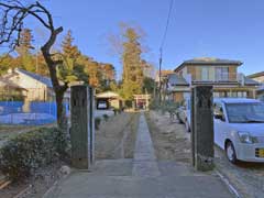 岡諏訪神社参道