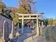 岡諏訪神社鳥居