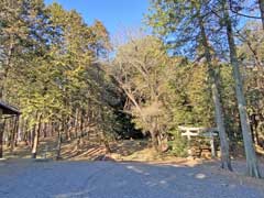 大雷神社鎮座地の雷電山古墳