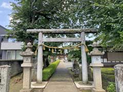 針ケ谷氷川神社鳥居