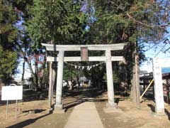 駒林八幡神社鳥居